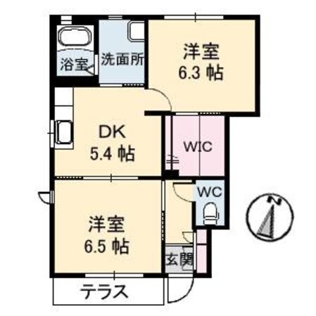 クレセントグリーン（Ｓ）の物件間取画像